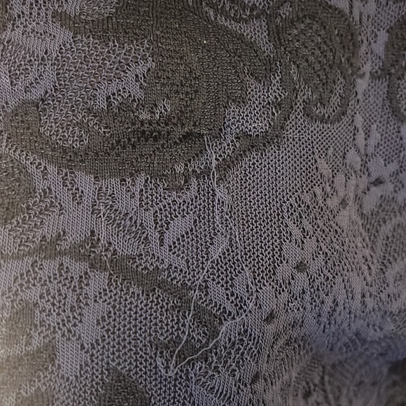 ALEXANDER MCQUEEN | black & blue DAMASK KNIT Dress - Picture 6 of 7